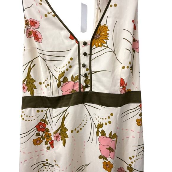 Modcloth Floral Halter Maxi Dress Size 8 - Picture 13 of 15